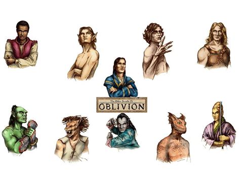 oblivion races|unified races framework oblivion.